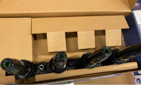 Packing and seal verification of an export crate before despatch
